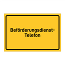 Beförderungsdienst- Telefon