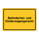 Behinderten- und Kinderwagengerecht
