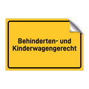 Behinderten- und Kinderwagengerecht