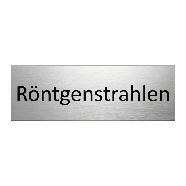 Röntgenstrahlen
