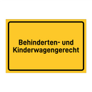Behinderten- und Kinderwagengerecht