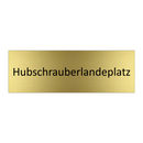 Hubschrauberlandeplatz