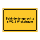 Behindertengerechtes WC & Wickelraum