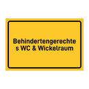 Behindertengerechtes WC & Wickelraum