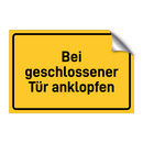 Bei geschlossener Tür anklopfen & Bei geschlossener Tür anklopfen