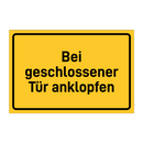 Bei geschlossener Tür anklopfen & Bei geschlossener Tür anklopfen