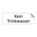 Kein Trinkwasser