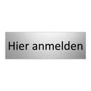 Hier anmelden