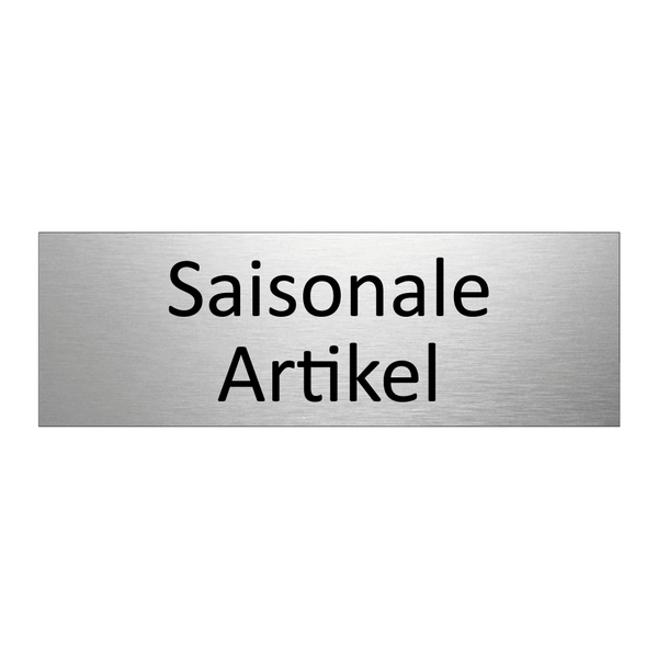 Saisonale Artikel
