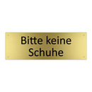 Bitte keine Schuhe