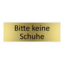 Bitte keine Schuhe