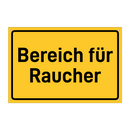 Bereich für Raucher