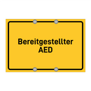 Bereitgestellter AED