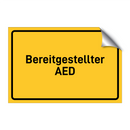 Bereitgestellter AED