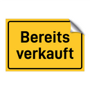 Bereits verkauft