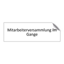 Mitarbeiterversammlung im Gange