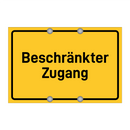 Beschränkter Zugang