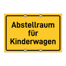 Abstellraum für Kinderwagen