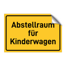 Abstellraum für Kinderwagen