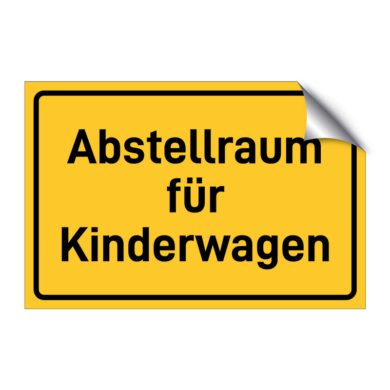 Abstellraum für Kinderwagen