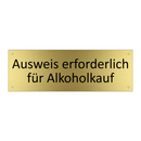 Ausweis erforderlich für Alkoholkauf