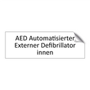 AED Automatisierter Externer Defibrillator innen