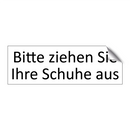 Bitte ziehen Sie Ihre Schuhe aus