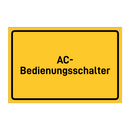 AC- Bedienungsschalter