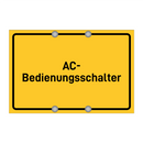 AC- Bedienungsschalter
