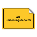 AC- Bedienungsschalter
