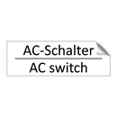 AC-Schalter - AC switch