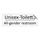 Unisex-Toilette - All-gender restroom