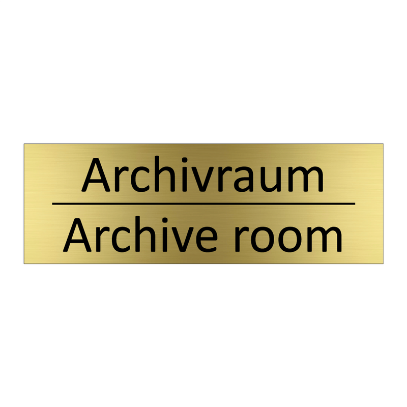 Archivraum - Archive room
