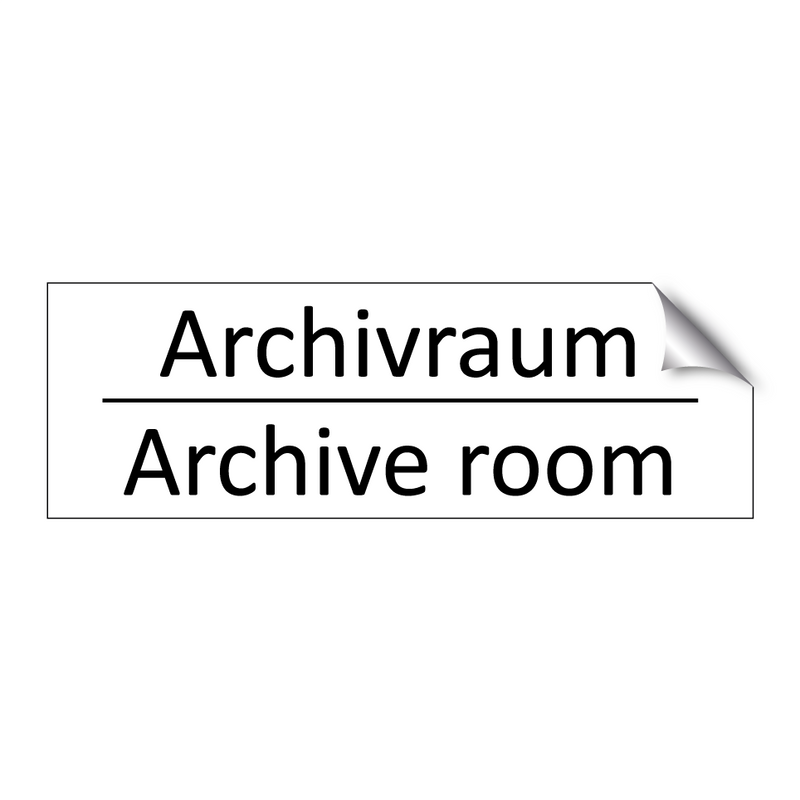 Archivraum - Archive room
