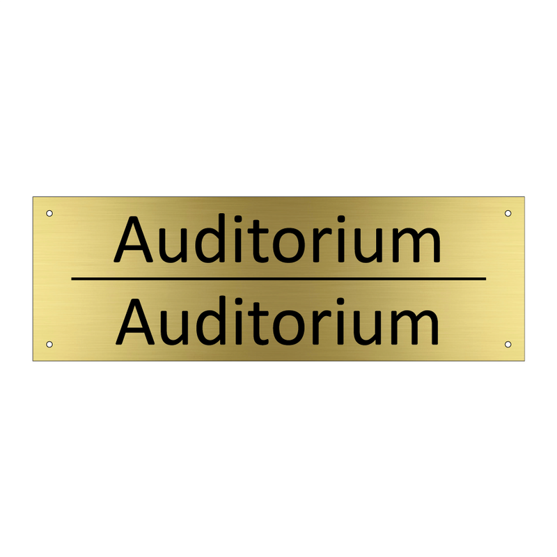 Auditorium - Auditorium