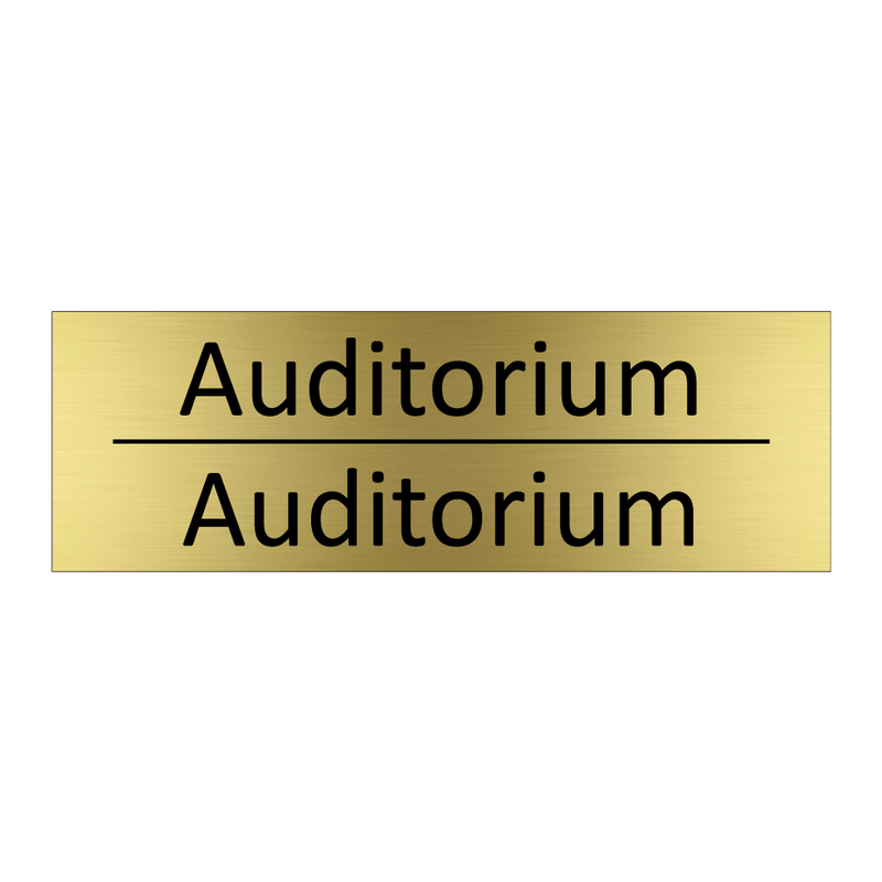 Auditorium - Auditorium