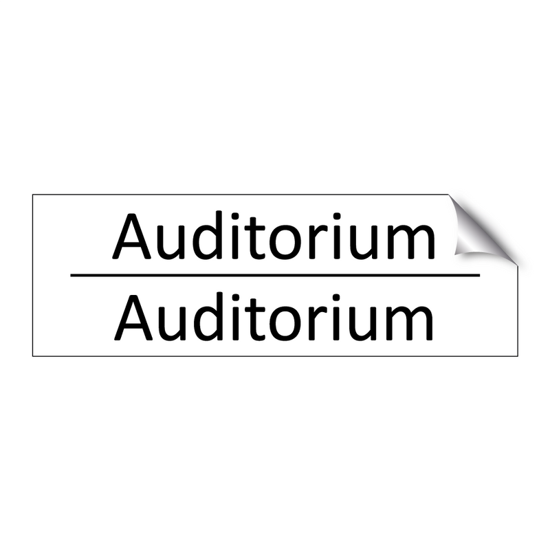 Auditorium - Auditorium