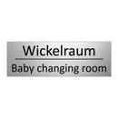 Wickelraum - Baby changing room