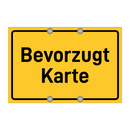 Bevorzugt Karte