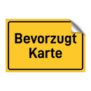 Bevorzugt Karte