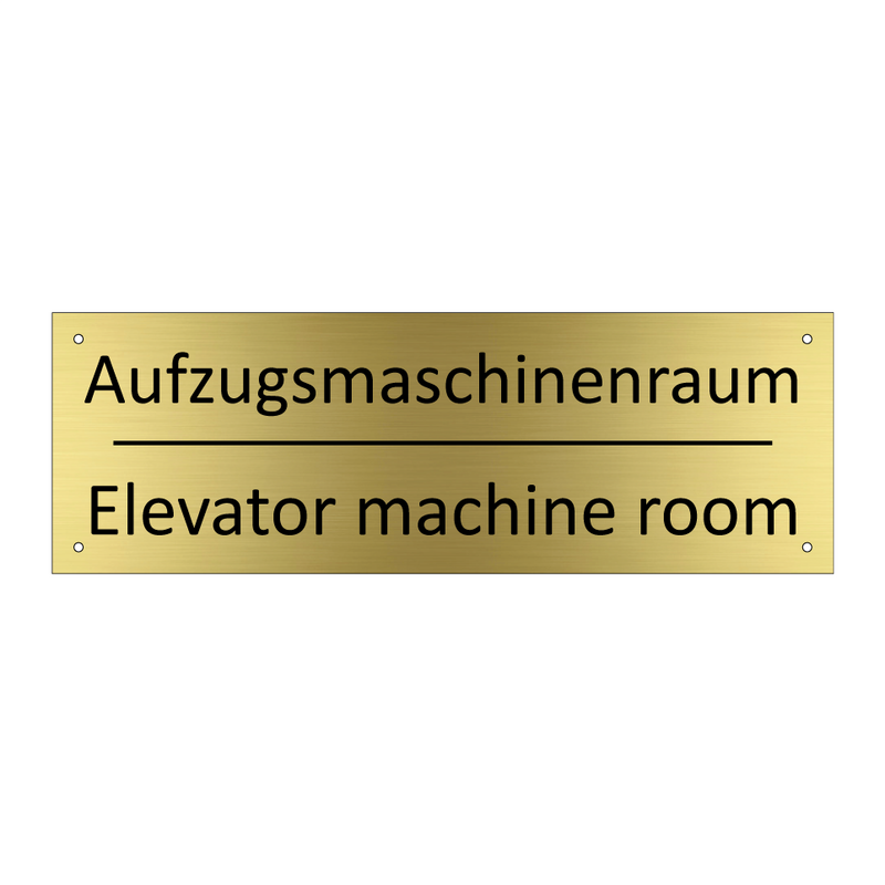 Aufzugsmaschinenraum - Elevator machine room