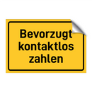 Bevorzugt kontaktlos zahlen