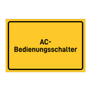 AC- Bedienungsschalter