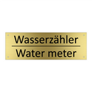 Wasserzähler - Water meter