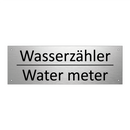 Wasserzähler - Water meter