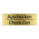 Auschecken - Check-Out