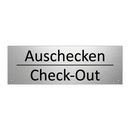 Auschecken - Check-Out