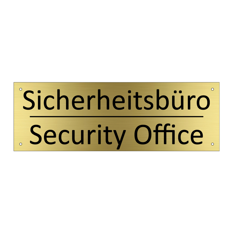 Sicherheitsbüro - Security Office