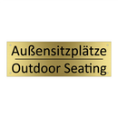 Außensitzplätze - Outdoor Seating