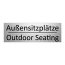 Außensitzplätze - Outdoor Seating